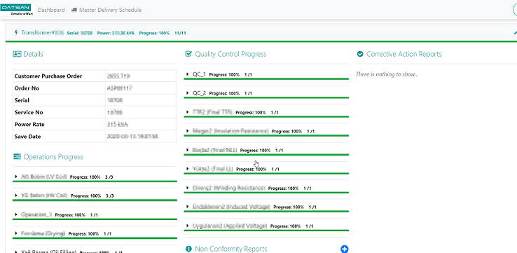 Datsan Transformer Webportal