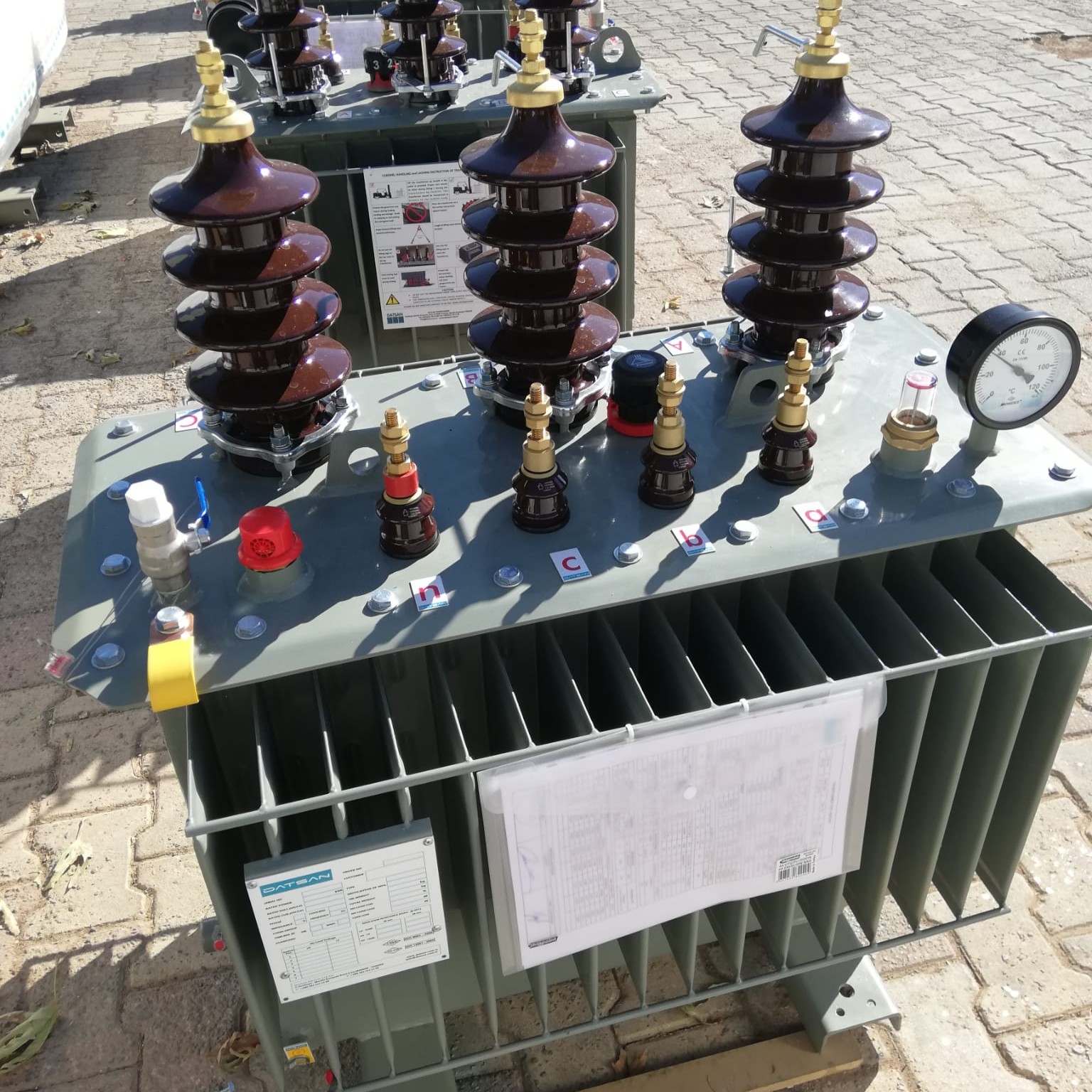 50 kVA hermetically sealed oil immersed distribution transformer manufactured by DATSAN