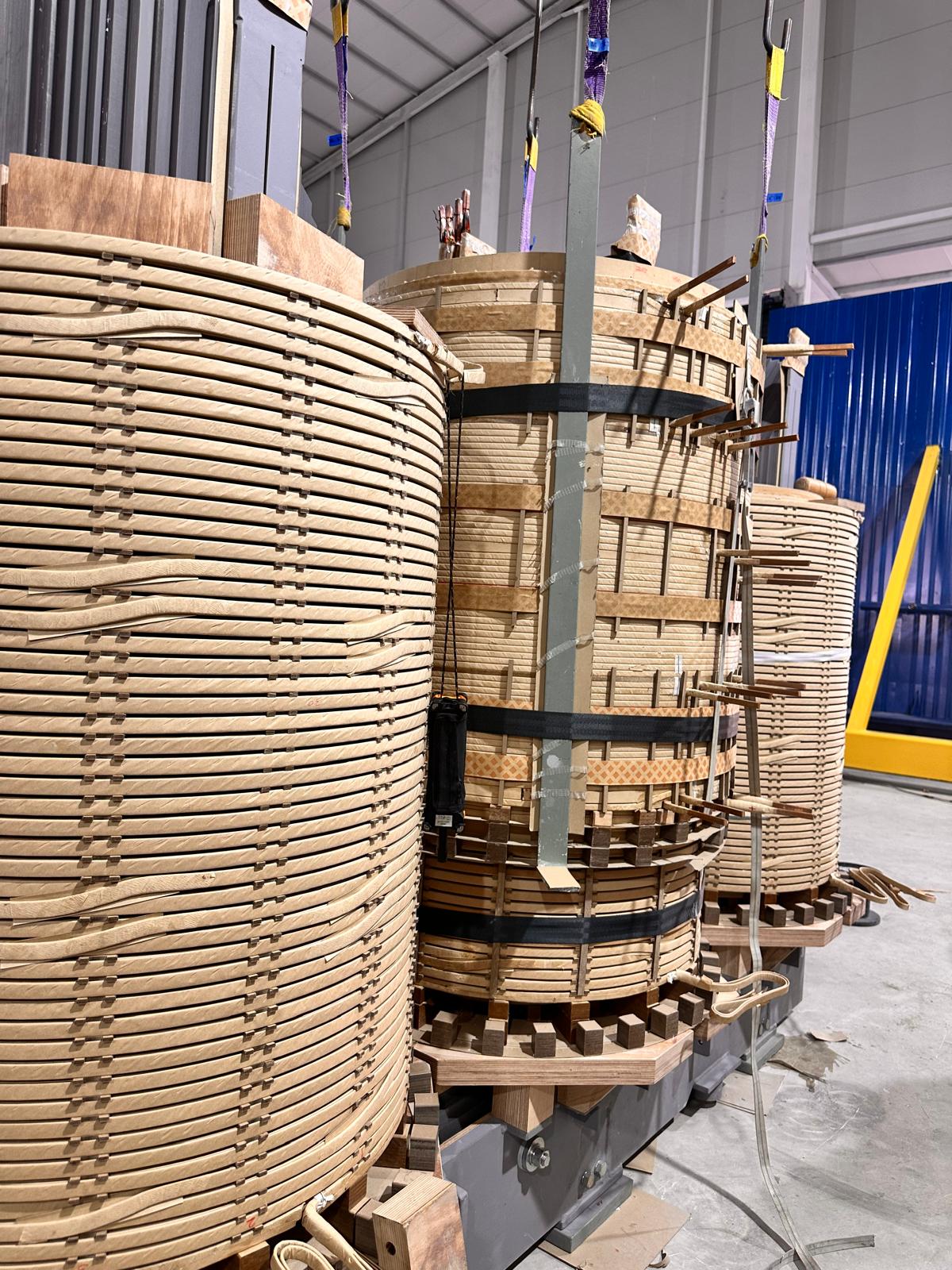 Disk winding of a Datsan power transformer active part